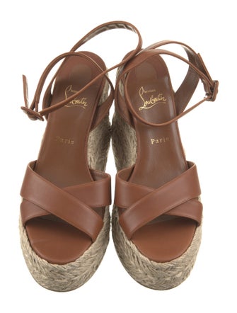 Christian Louboutin Leather Espadrilles