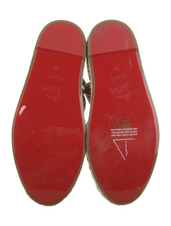 Christian Louboutin Leather Espadrilles
