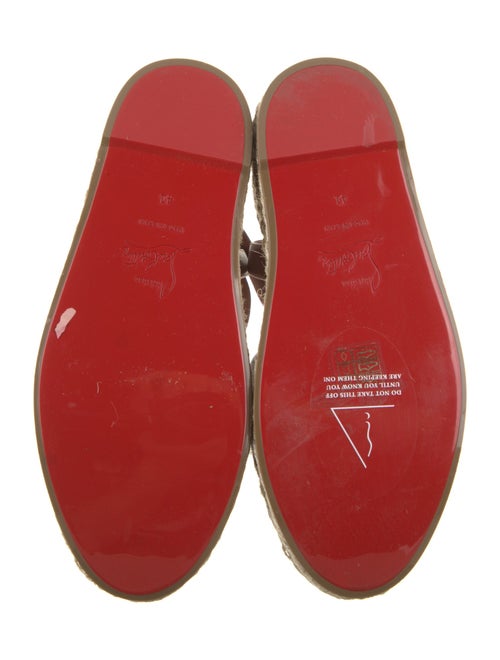 Christian Louboutin Leather Espadrilles