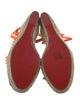 Christian Louboutin Patent Leather Printed Espadrilles