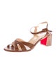 Christian Louboutin Anjalili 55 Leather Sandals