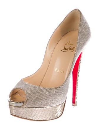 Christian Louboutin Glitter Accents Pumps