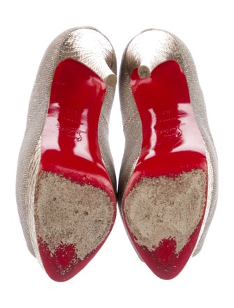 Christian Louboutin Glitter Accents Pumps