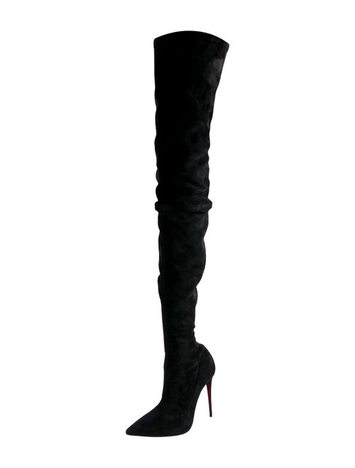 Christian Louboutin Suede Sock Boots
