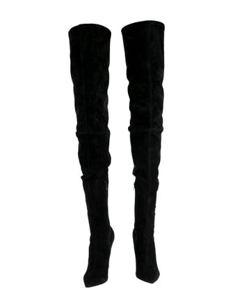 Christian Louboutin Suede Sock Boots