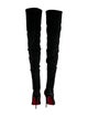 Christian Louboutin Suede Sock Boots