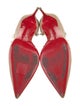 Christian Louboutin Spike Accents Leather D'Orsay Pumps