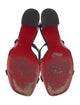 Christian Louboutin Rockstud Accents Leather Sandals