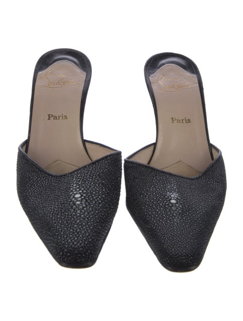 Christian Louboutin Eel Skin Mules