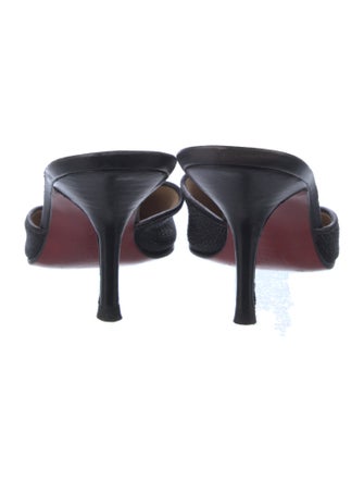Christian Louboutin Eel Skin Mules