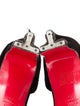 Christian Louboutin 1990's Velvet Mules