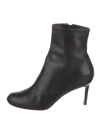 Christian Louboutin Leather Studded Accents Boots