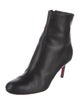 Christian Louboutin Leather Studded Accents Boots