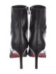 Christian Louboutin Leather Studded Accents Boots