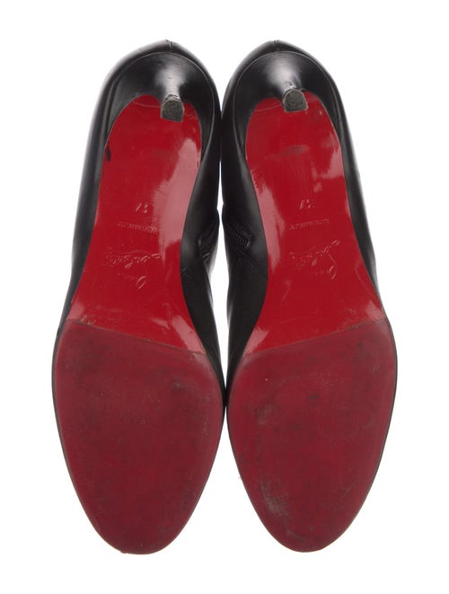 Christian Louboutin Leather Studded Accents Boots