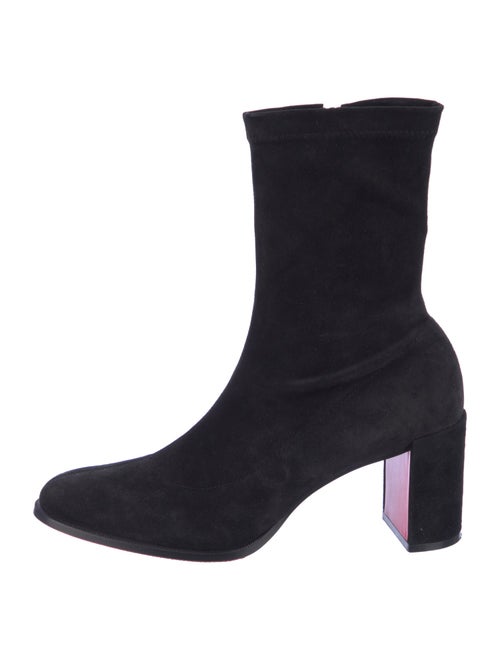 Christian Louboutin Suede Sock Boots