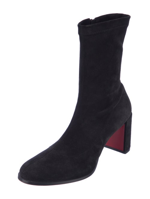 Christian Louboutin Suede Sock Boots