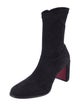 Christian Louboutin Suede Sock Boots