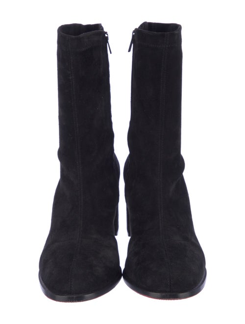 Christian Louboutin Suede Sock Boots