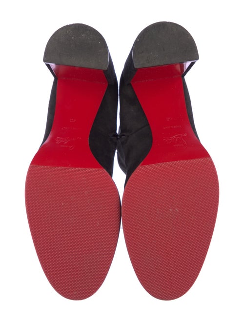 Christian Louboutin Suede Sock Boots