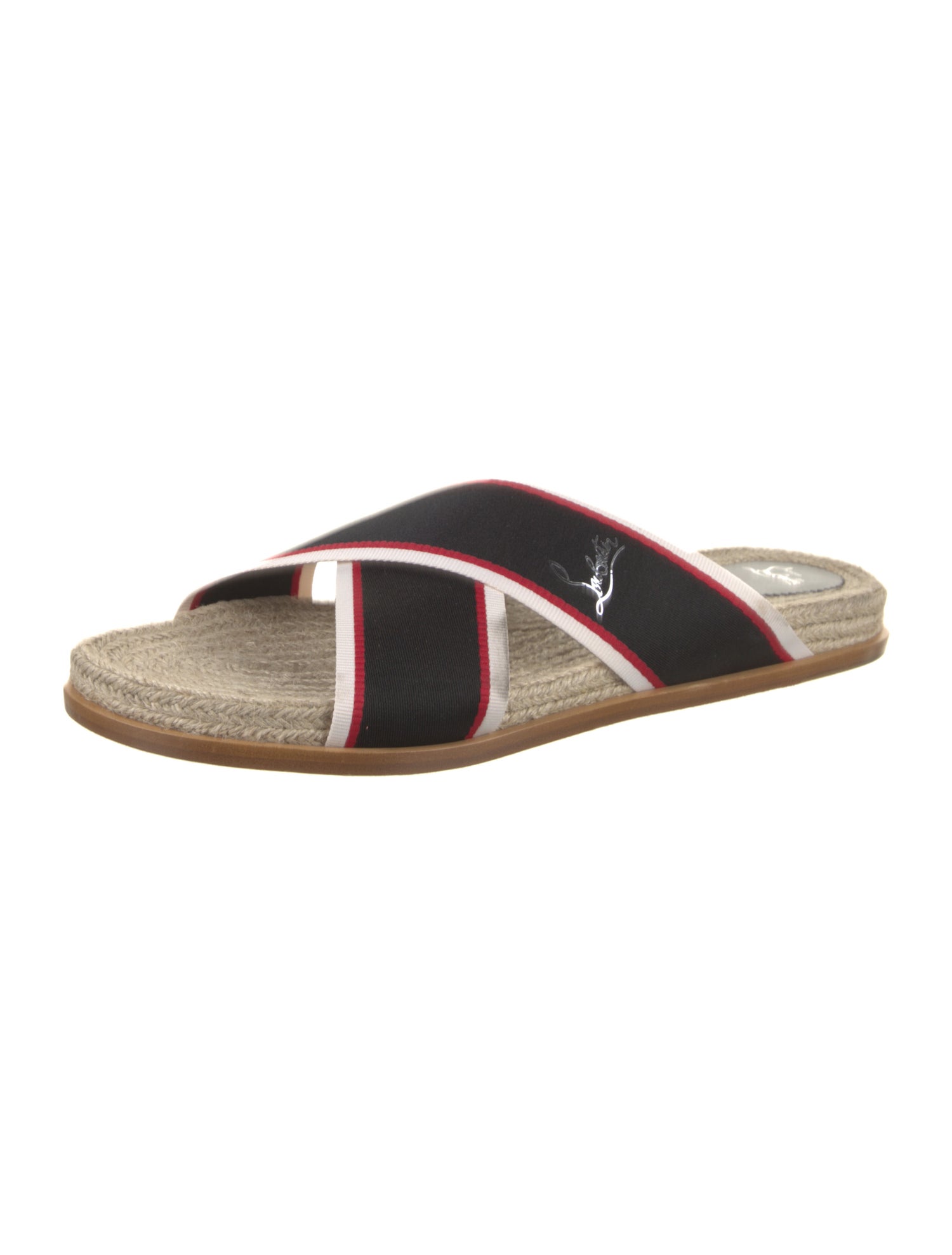Christian Louboutin Canvas Slides
