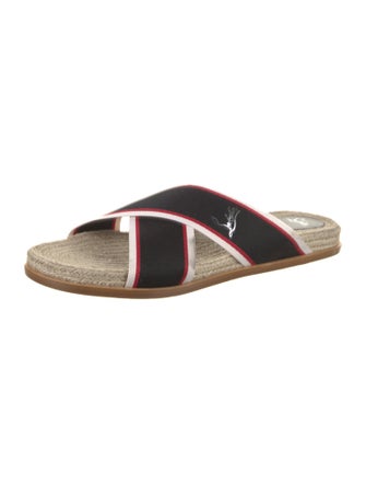 Christian Louboutin Canvas Slides