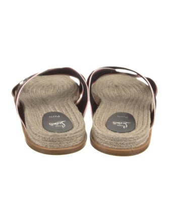 Christian Louboutin Canvas Slides