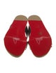 Christian Louboutin Canvas Slides