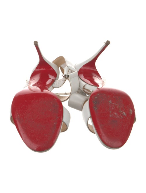 Christian Louboutin Leather Slingback Sandals