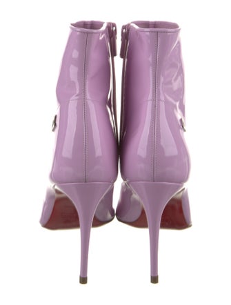 Christian Louboutin Patent Leather Sock Boots