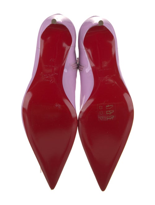 Christian Louboutin Patent Leather Sock Boots