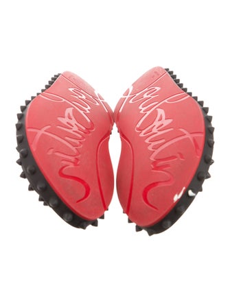 Christian Louboutin Spike Accents Rubber Slides