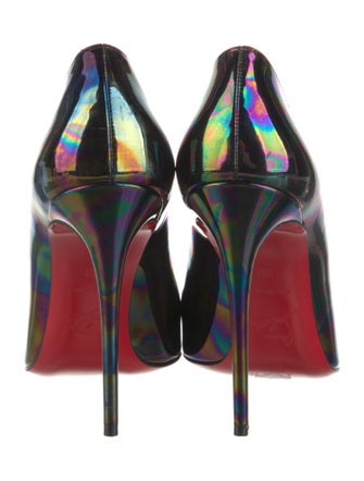 Christian Louboutin Patent Leather Printed Pumps