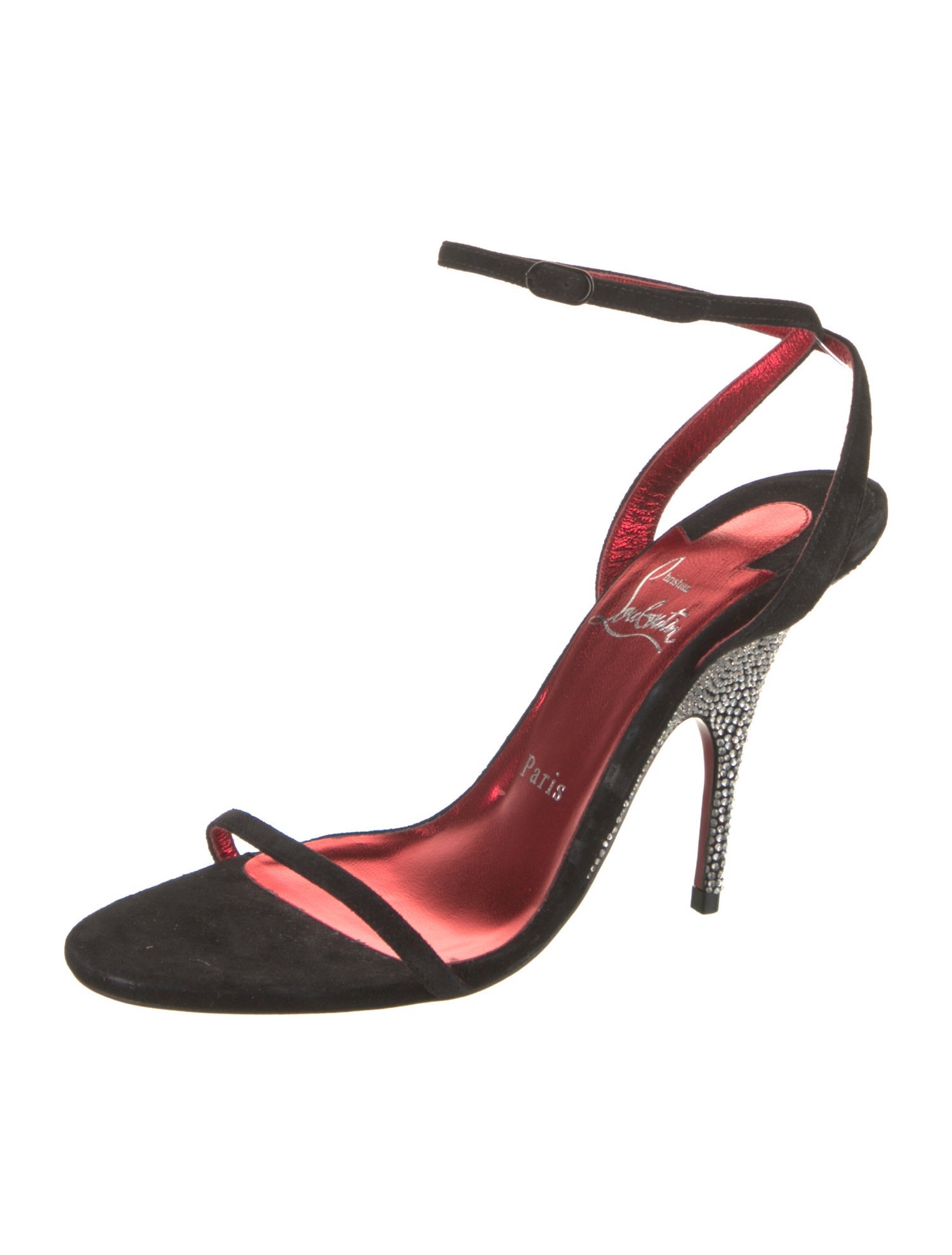 Christian Louboutin Suede Slingback Sandals