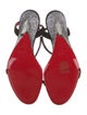 Christian Louboutin Suede Slingback Sandals