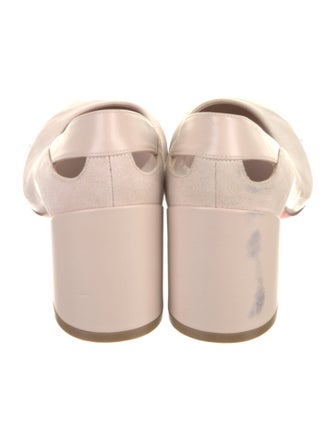 Christian Louboutin Suede Cutout Accent Pumps