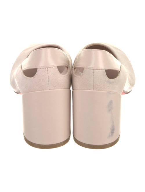 Christian Louboutin Suede Cutout Accent Pumps