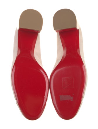 Christian Louboutin Suede Cutout Accent Pumps