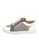 Christian Louboutin Leather Colorblock Pattern Sneakers