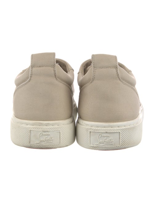 Christian Louboutin Canvas Colorblock Pattern Sneakers