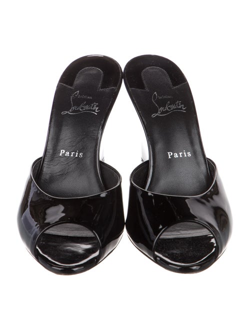 Christian Louboutin Patent Leather Mules