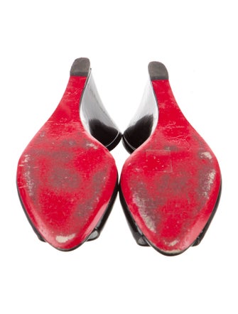 Christian Louboutin Patent Leather Mules