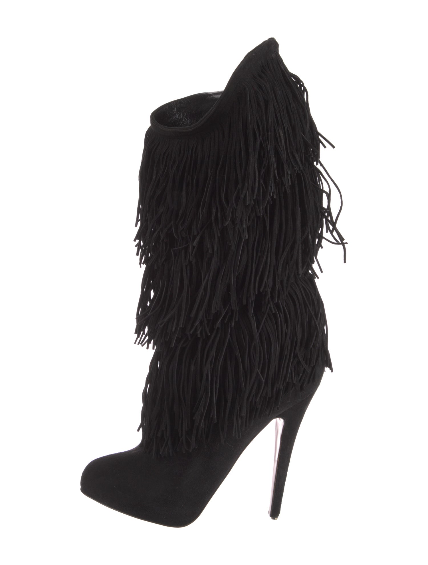 Christian Louboutin Forever Tina Suede Lace-Up Boots