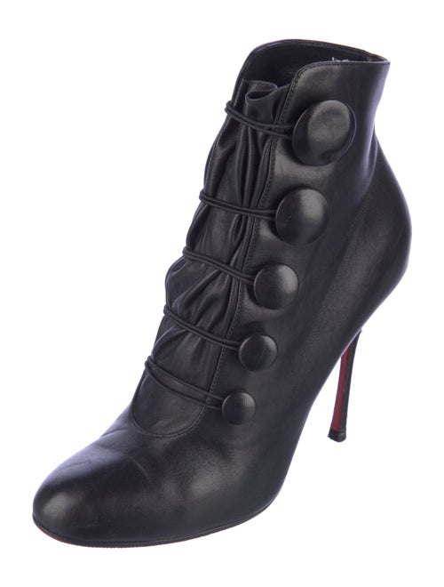 Christian Louboutin Booton 100 Leather Lace-Up Boots