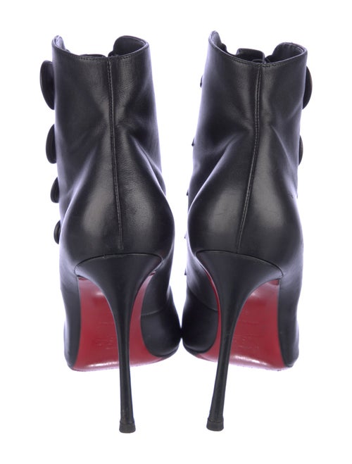 Christian Louboutin Booton 100 Leather Lace-Up Boots