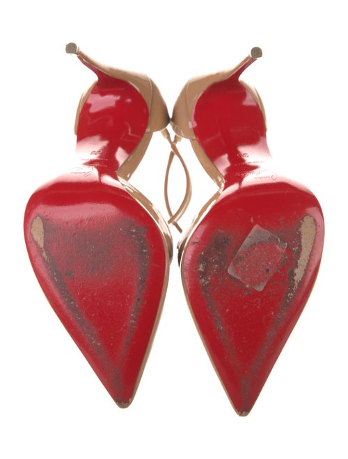 Christian Louboutin Patent Leather T-Strap Sandals