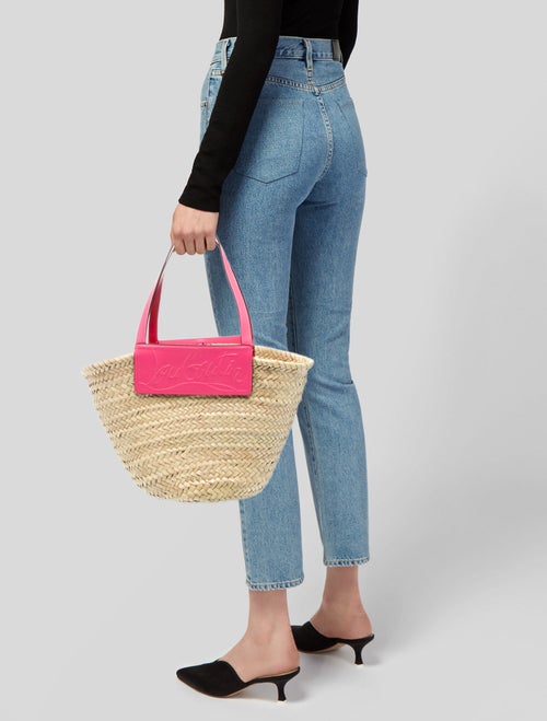 Christian Louboutin Straw Loubishore