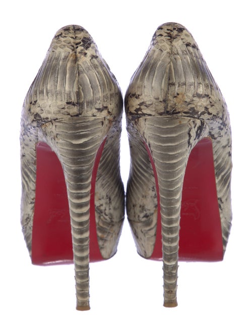 Christian Louboutin Snakeskin Animal Print Pumps
