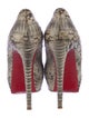 Christian Louboutin Snakeskin Animal Print Pumps