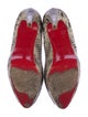 Christian Louboutin Snakeskin Animal Print Pumps
